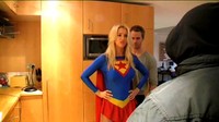 Sexy British Blonde Becomes Supergirl In Wish Fulfillment 2