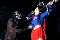 Super Heroine Peril 4 Super Girl Tortured By Skeletal Creature