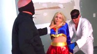 Masked Men Battle Beautiful Busty Supergirl In Prison