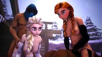 3D Animation Anna Elsa Frozen Compilation