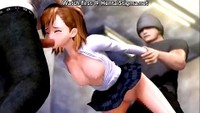 3d Animation Cute Girl Mikoto Back Alley Bang